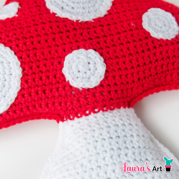 Crochet Mushroom Pillow Pattern