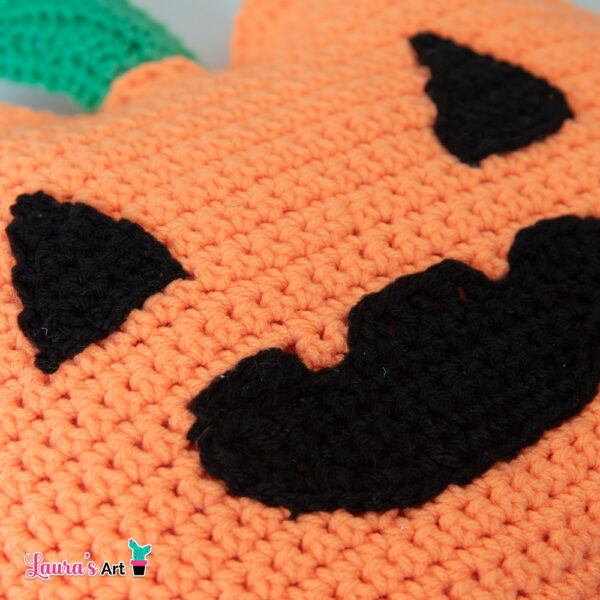 Crochet Pumpkin Pillow - Pattern