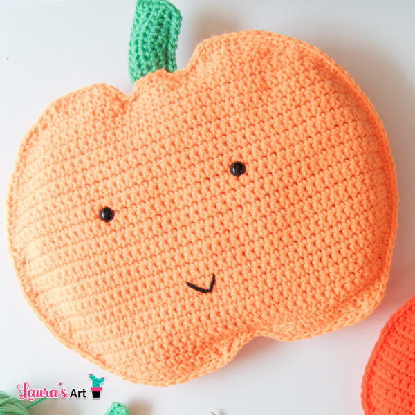 Crochet Pumpkin Pillow - Pattern