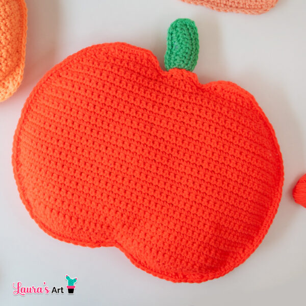 Crochet Pumpkin Pillow - Pattern