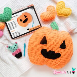 Calabaza de Halloween a Crochet