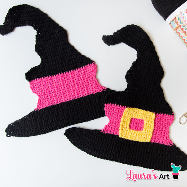 Witch Hat Crochet Pillow - Crochet Pattern