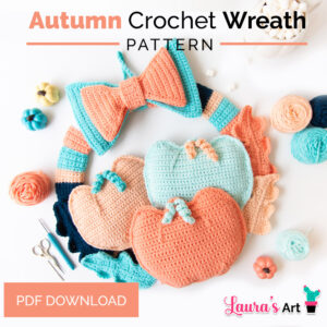 Autumn Crochet Wreath - Crochet Pattern