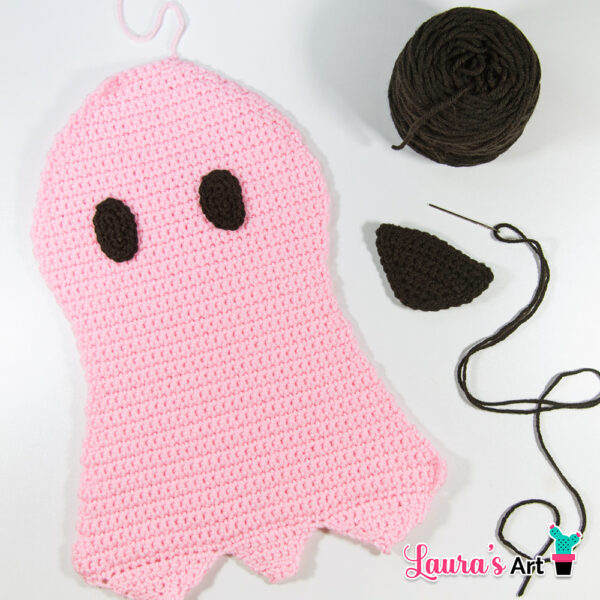 Ghost Crochet Pillow - Amigurumi Pattern