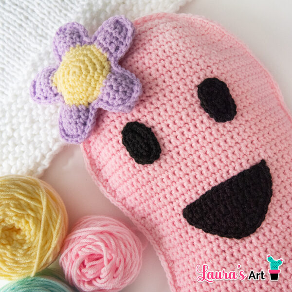 Ghost Crochet Pillow - Amigurumi Pattern