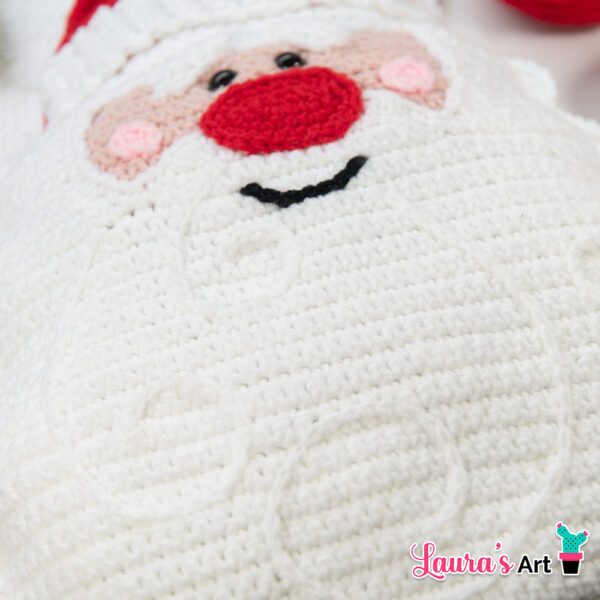 Santa Claus Crochet Amigurumi Pillow Pattern