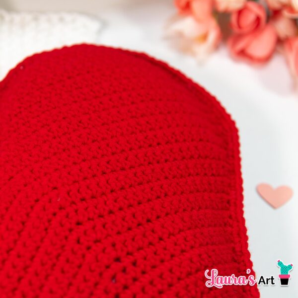 Crochet Heart Pillow - Crochet Pattern