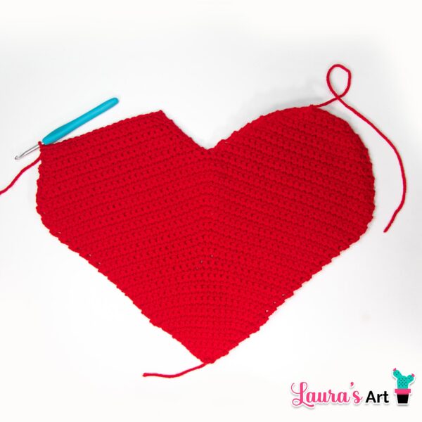 Crochet Heart Pillow - Crochet Pattern