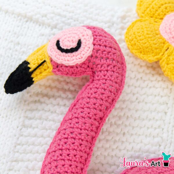Como hacer una Almohada de Flamingo a Crochet - Flamingo XL Amigurumi