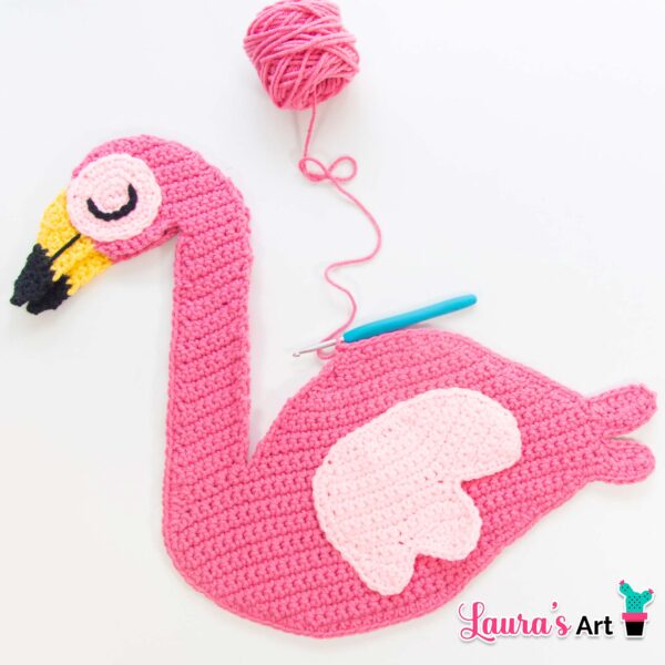 Como hacer una Almohada de Flamingo a Crochet - Flamingo XL Amigurumi