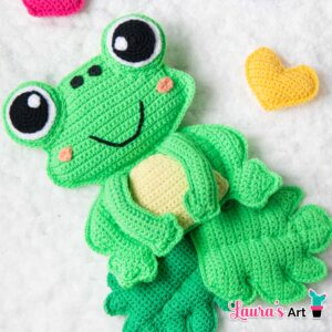 Almohada de Rana a Crochet - Patron en espanol