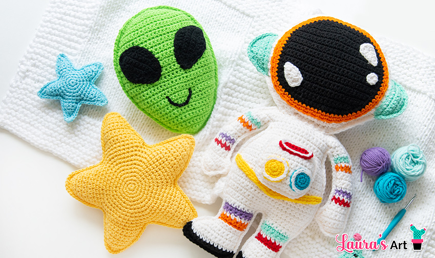 Amigurumi de Alien a Crochet