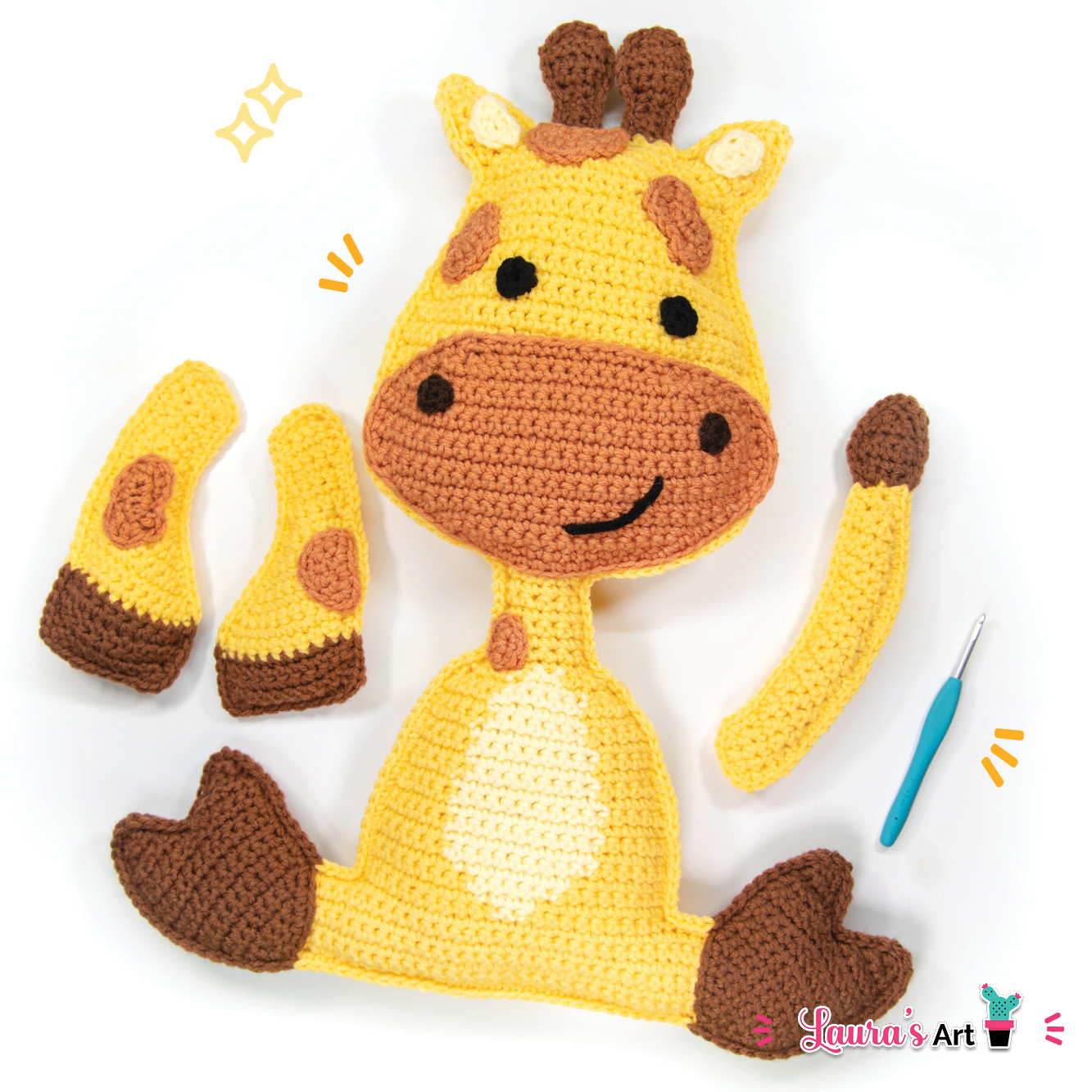 Jirafa a Crochet - Patron en espanol
