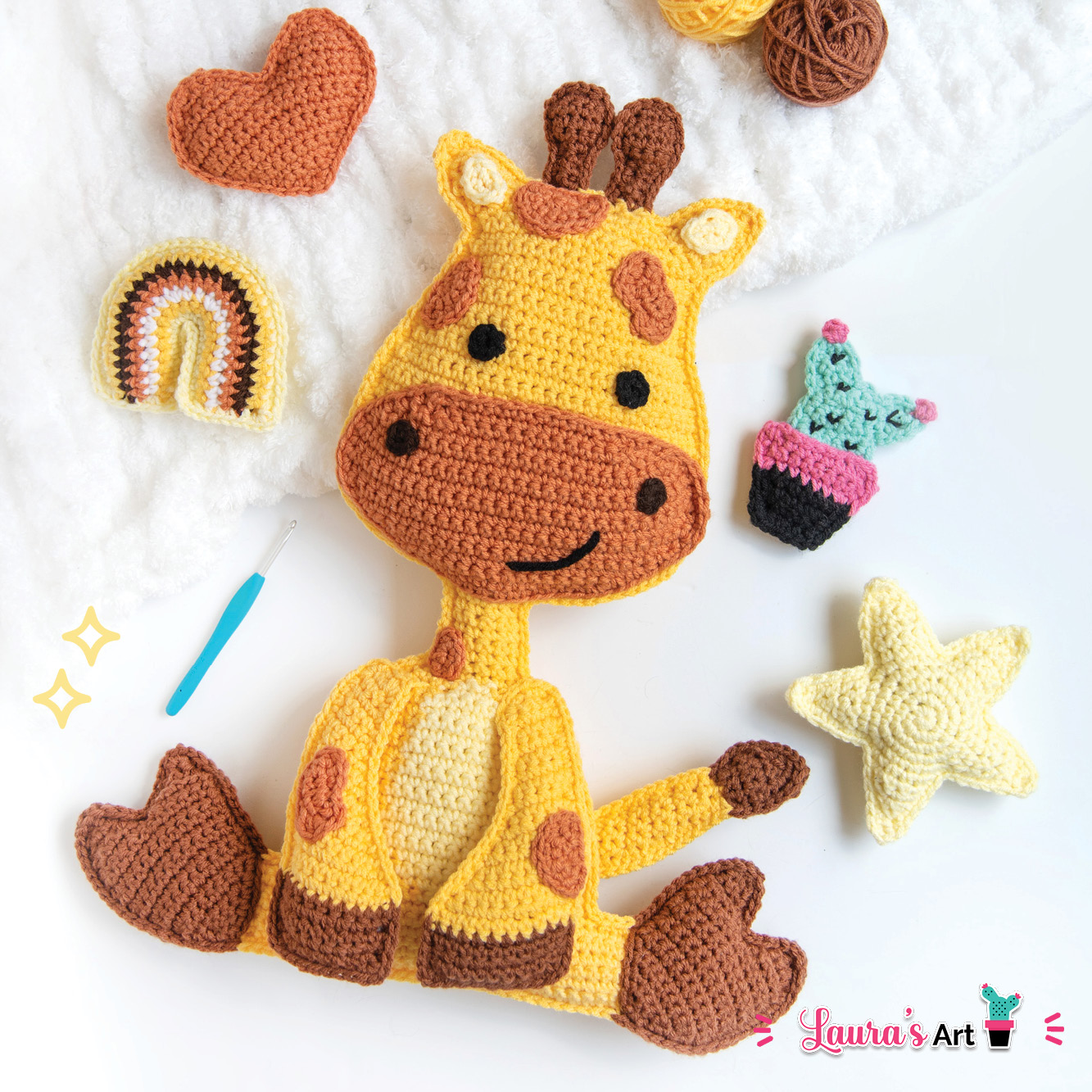 Jirafa a Crochet - Patron en espanol