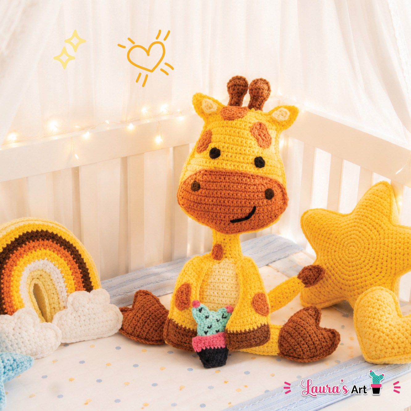 Jirafa a Crochet - Patron en espanol