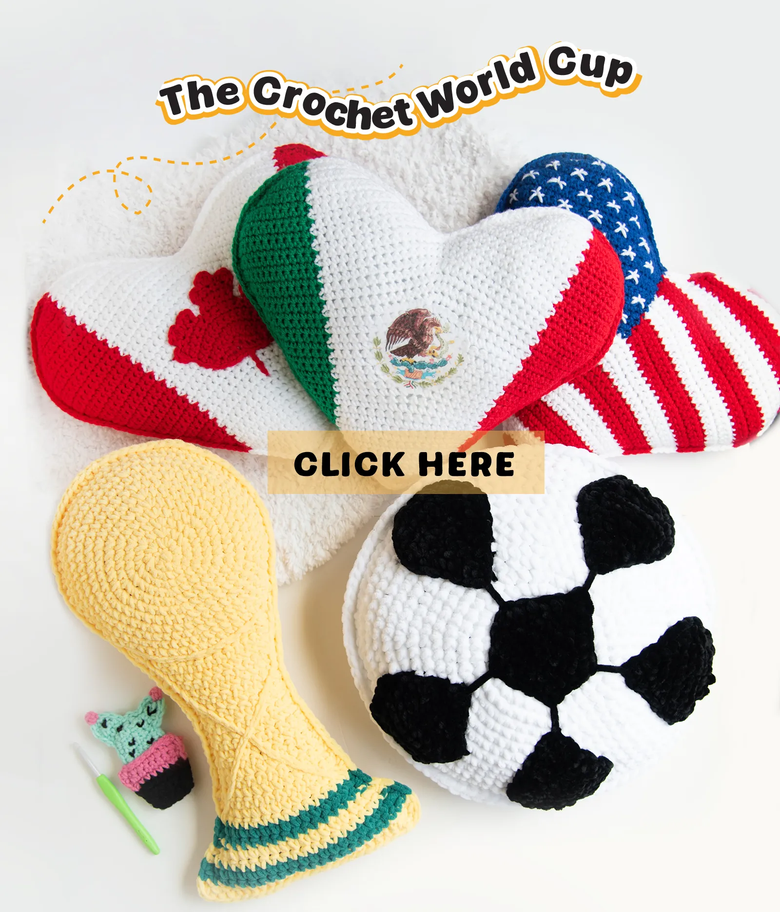 XL World Cup Amigurumi Pillow 2