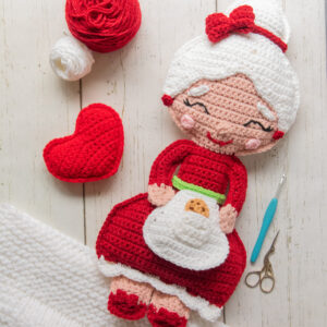 Abuelita Santa Claus a Crochet - Patron a crochet