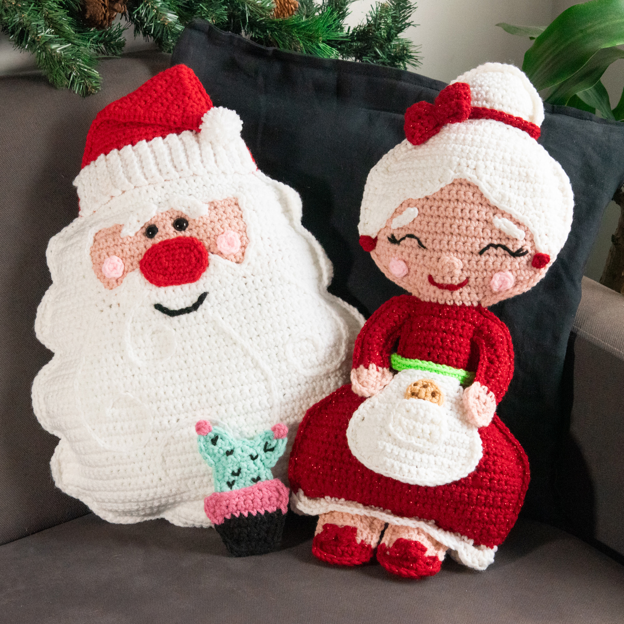Abuelita Santa Claus a Crochet - Patron a crochet