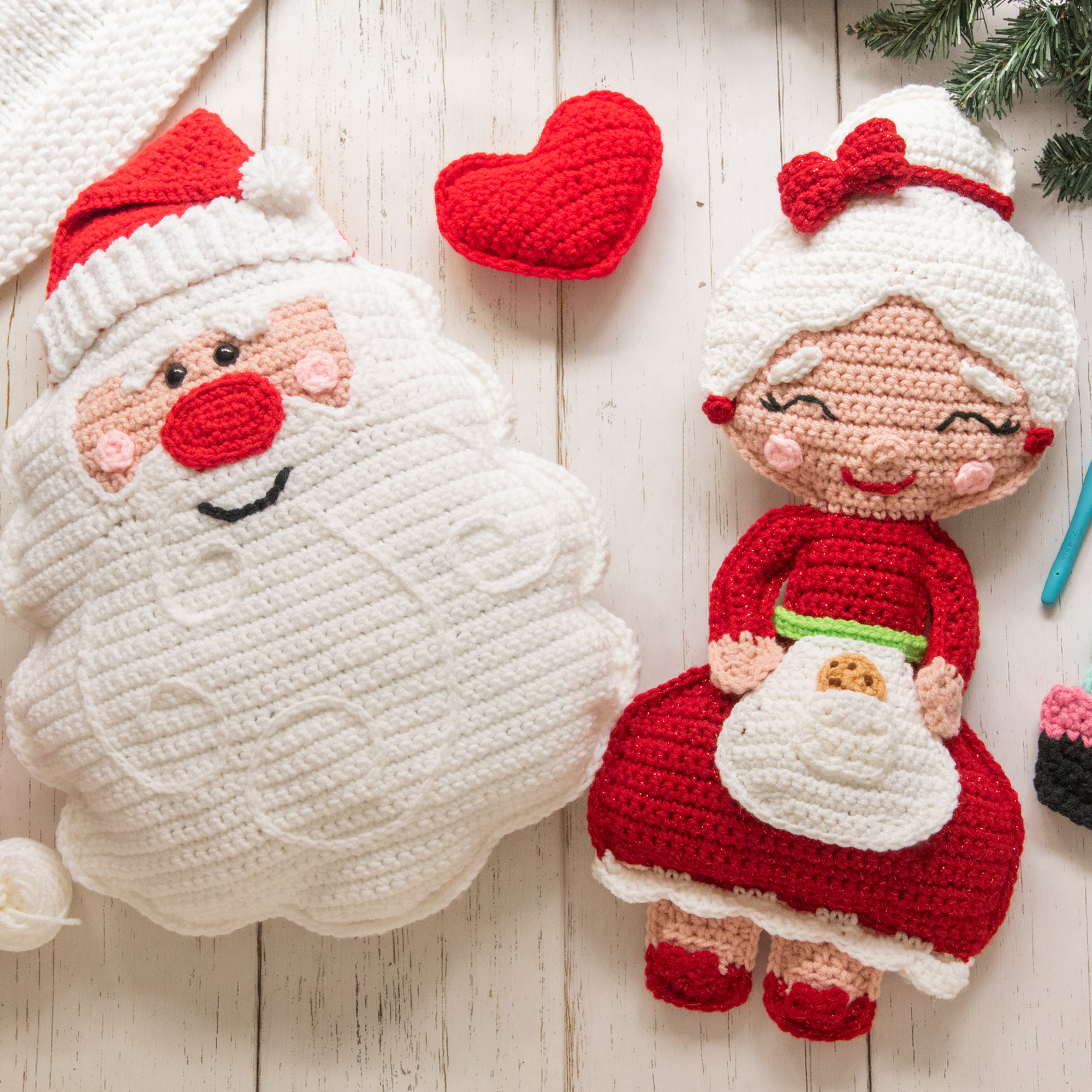 Abuelita Santa Claus a Crochet - Patron a crochet