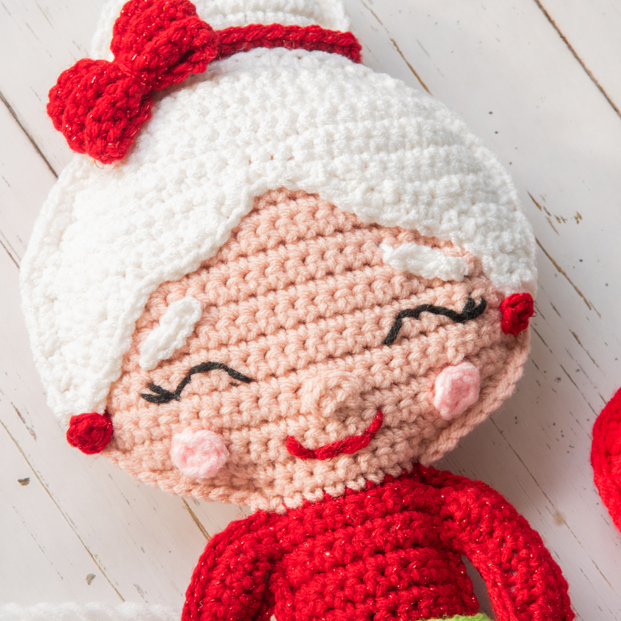 Abuelita Santa Claus a Crochet - Patron a crochet