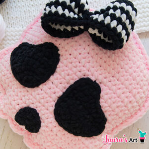 Almohada de Calavera a crochet