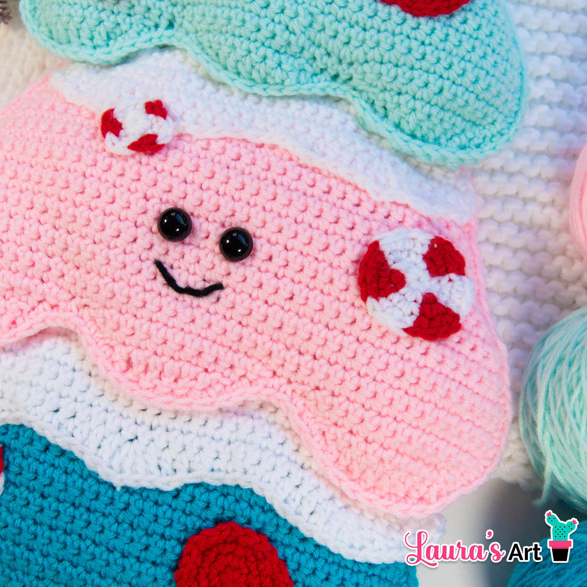Arbol de Navidad a Crochet - Almohadas Navideñas a Crochet