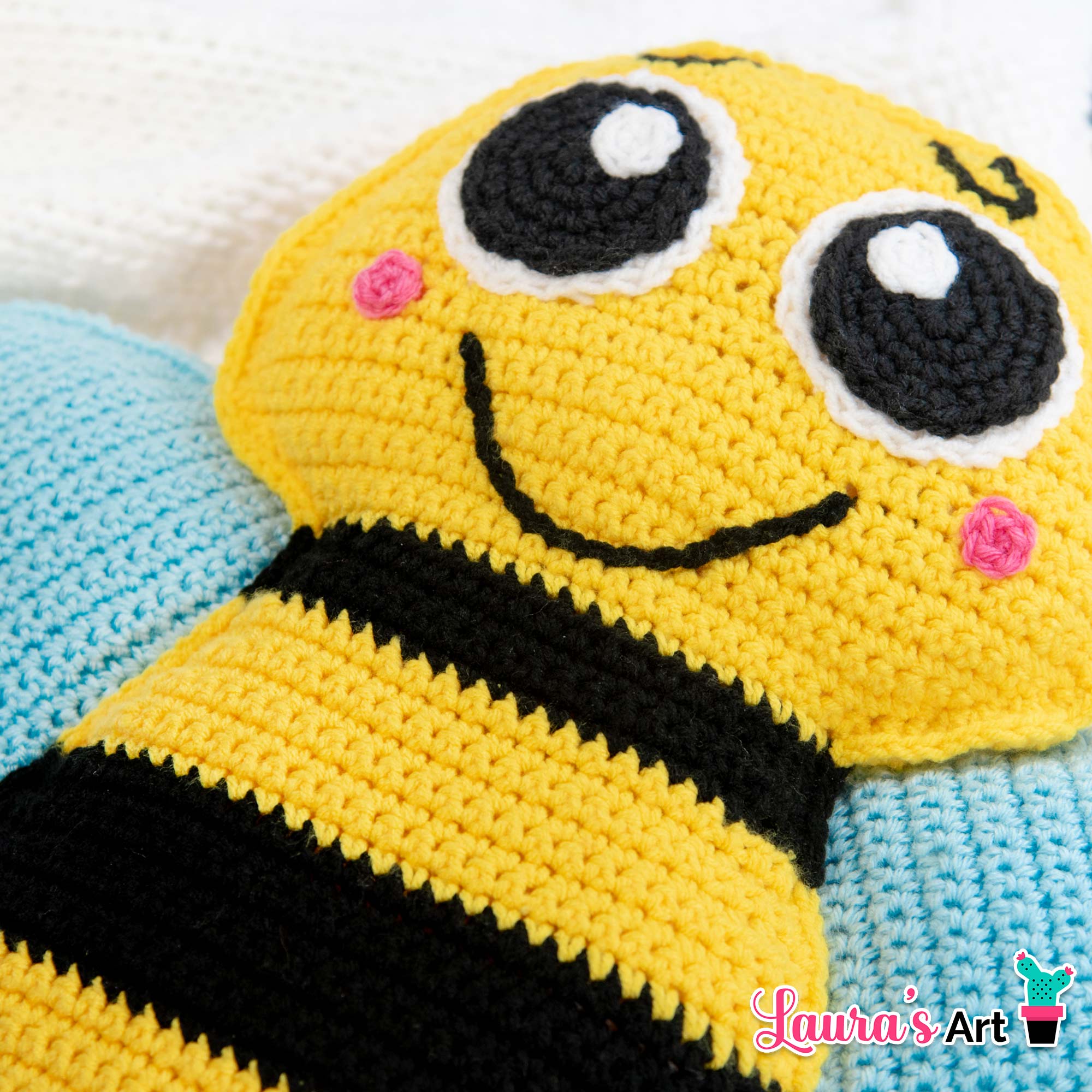 Amigurumi XL de Abeja a Crochet - Patron a crochet