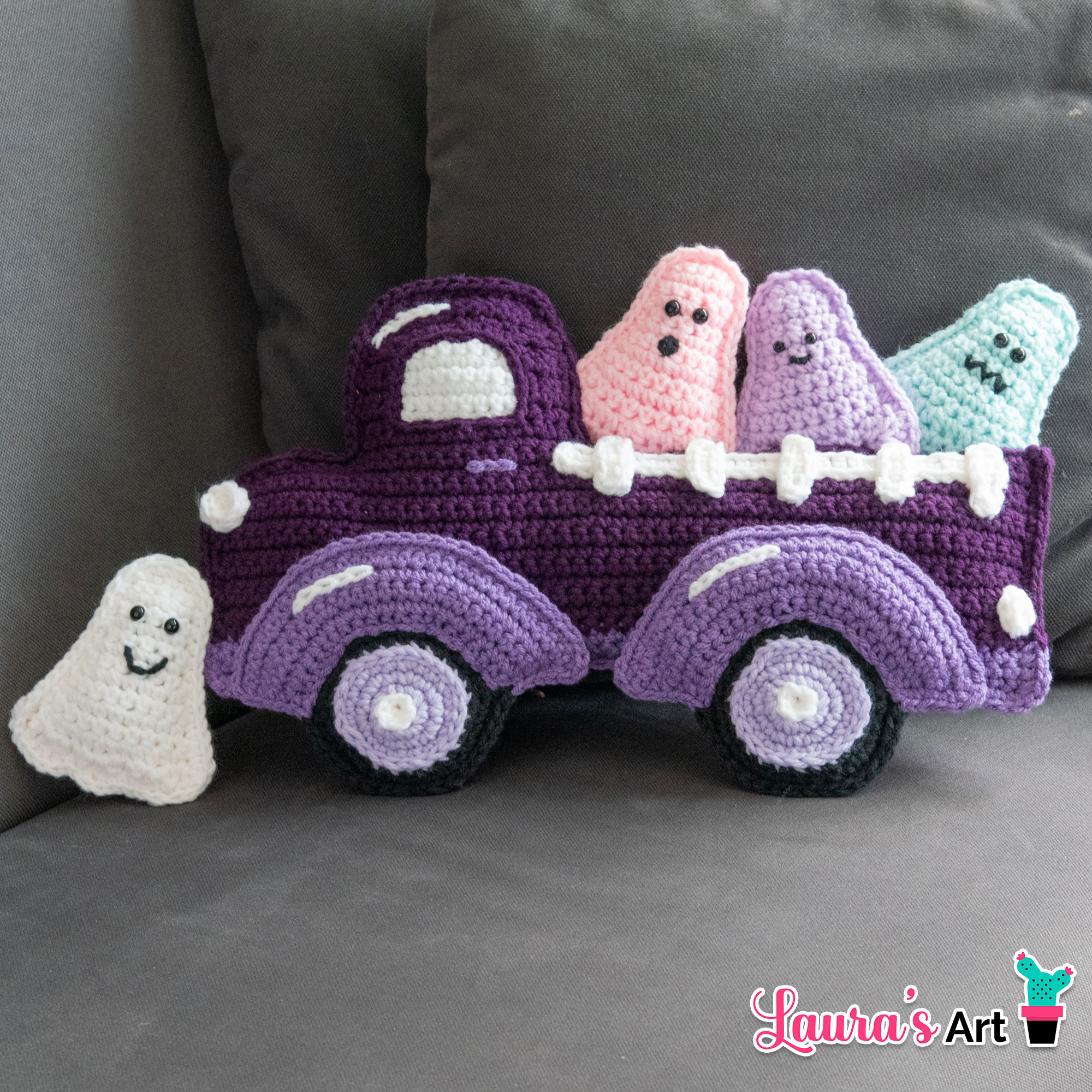 Camioneta de Fantasmas a Crochet