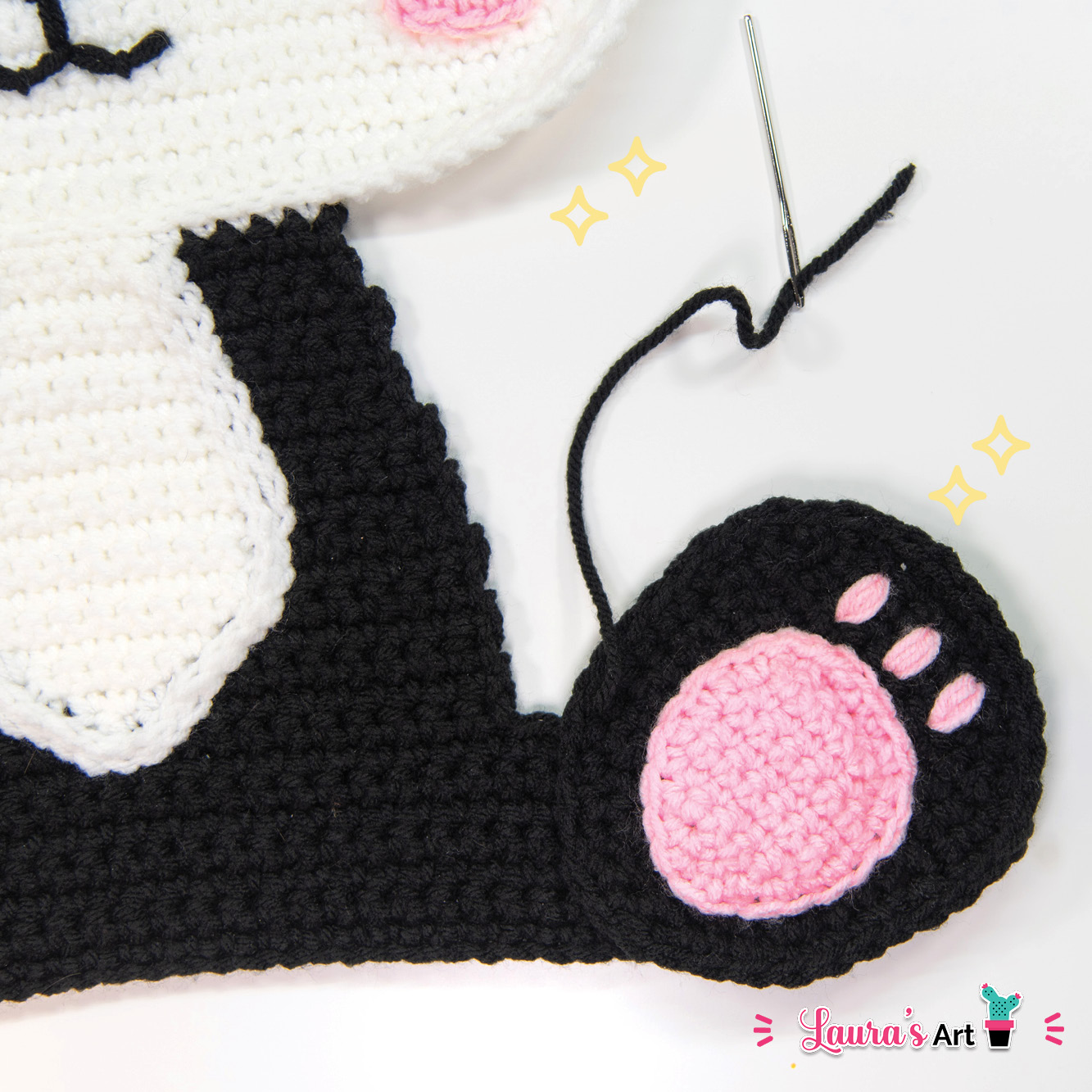Oso Panda a Crochet - Amigurumi XL