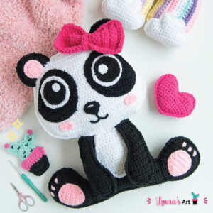 Oso Panda a Crochet - Amigurumi XL