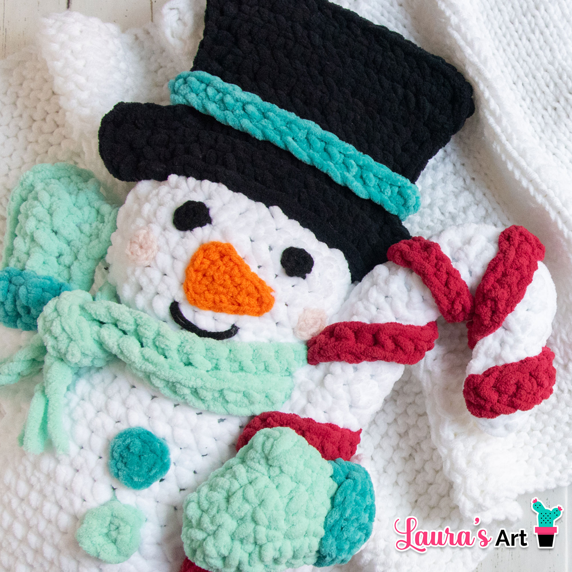 Crochet Snowman - Crochet pattern