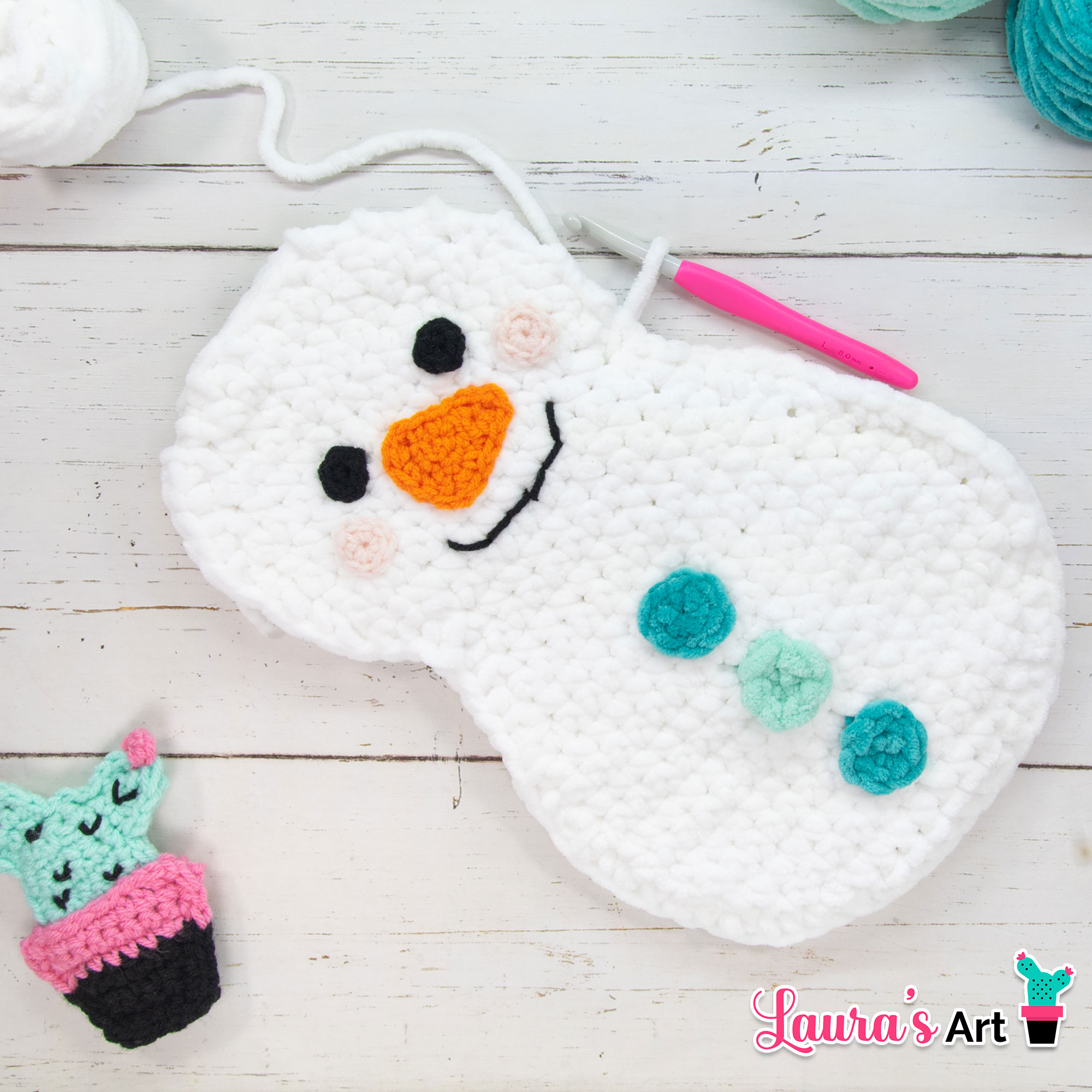 Crochet Snowman - Crochet pattern