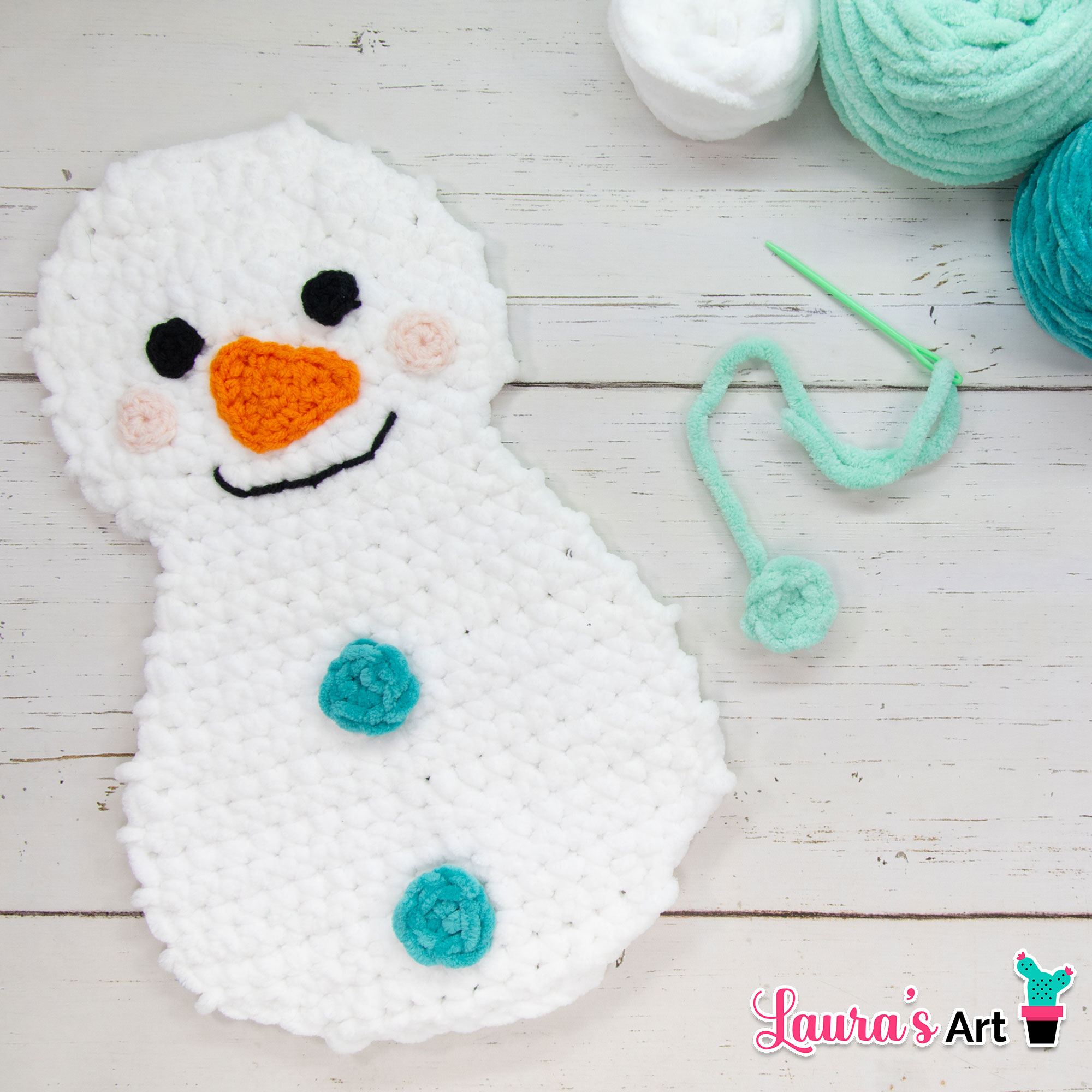 Crochet Snowman - Crochet pattern