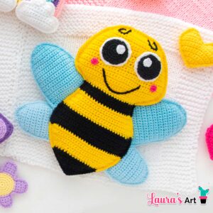Amigurumi XL de Abeja a Crochet - Patron a crochet