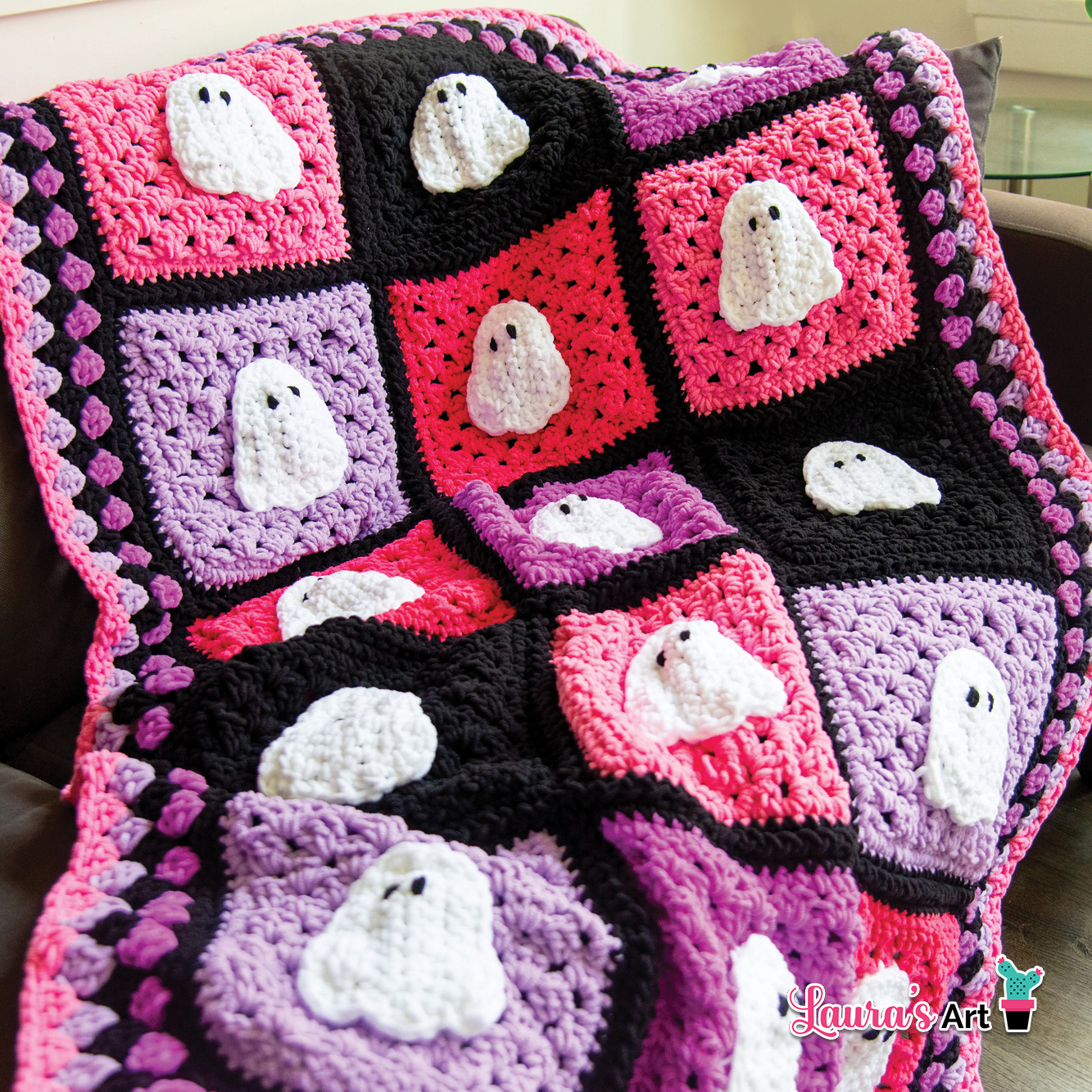 Crochet Ghost Blanket Pattern