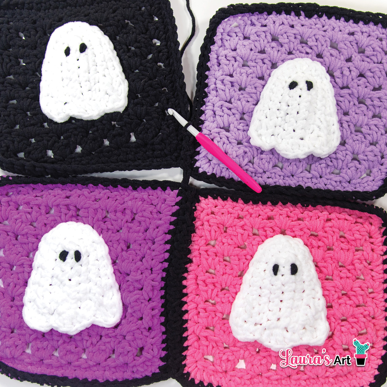 Crochet Ghost Blanket Pattern