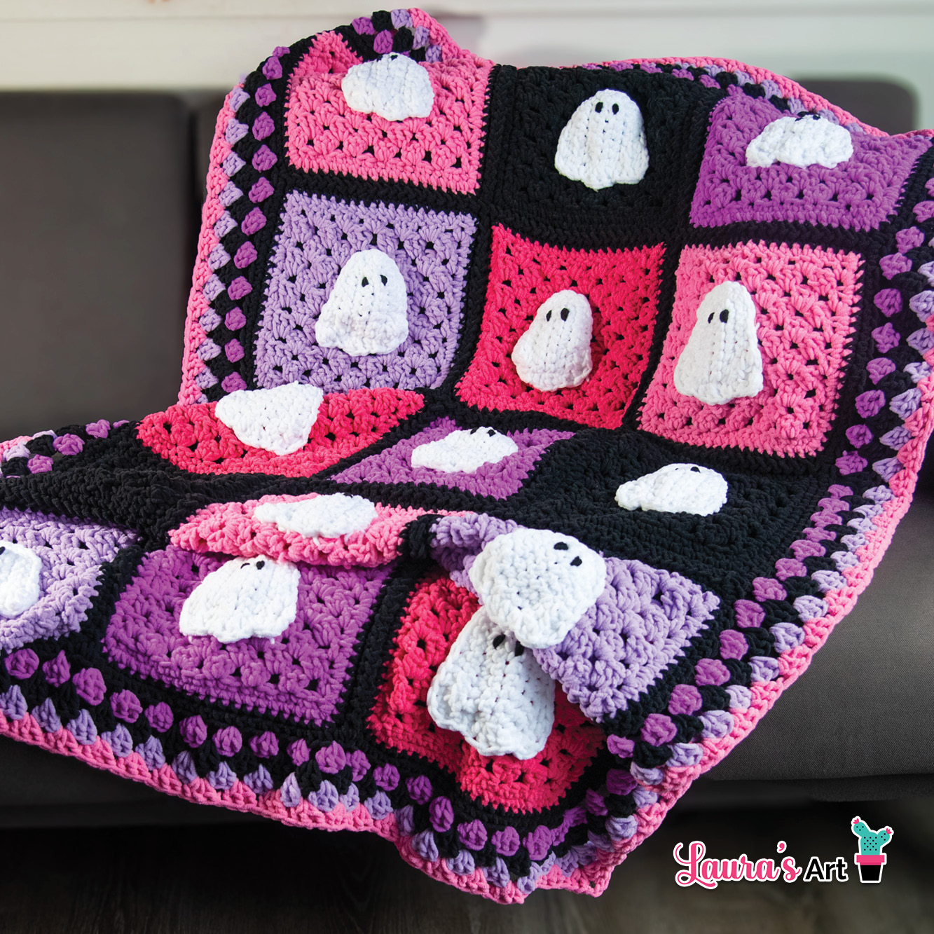 Crochet Ghost Blanket Pattern