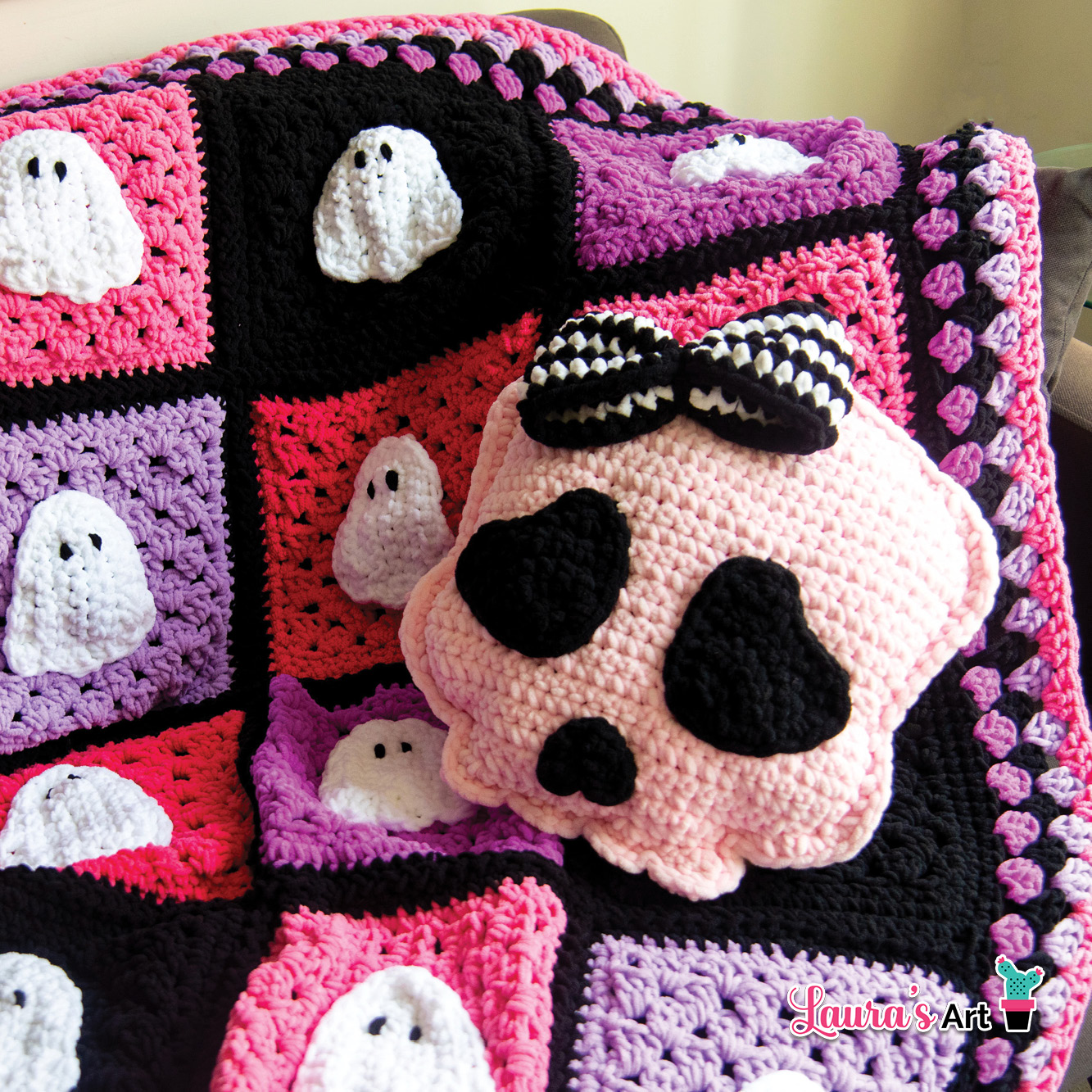 Crochet Ghost Blanket Pattern