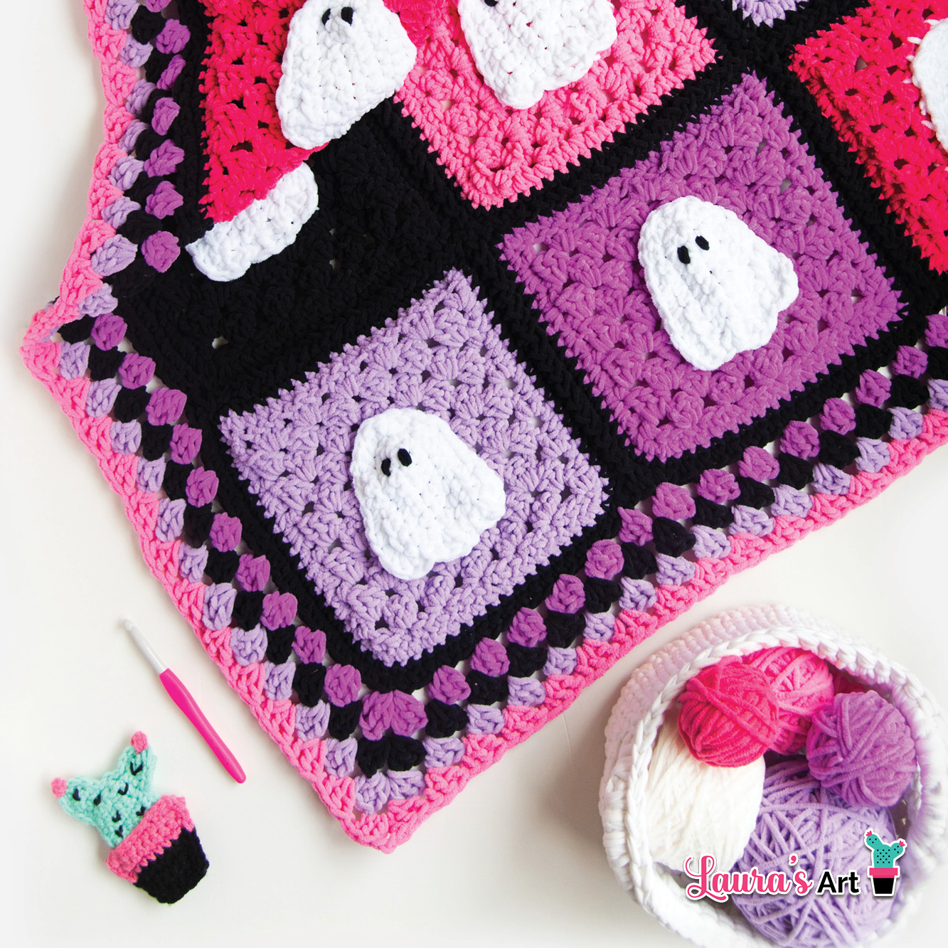 Crochet Ghost Blanket Pattern