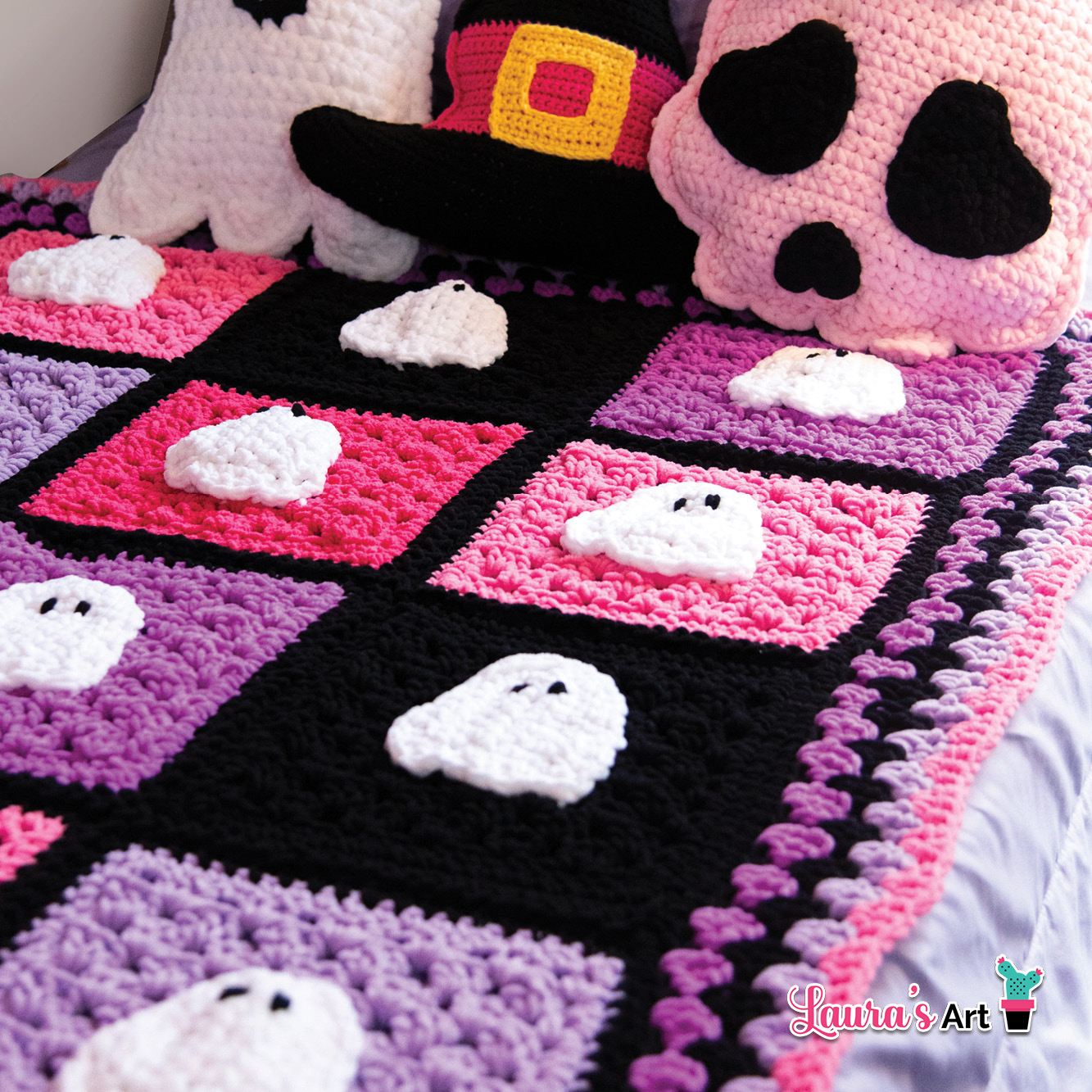 Crochet Ghost Blanket Pattern
