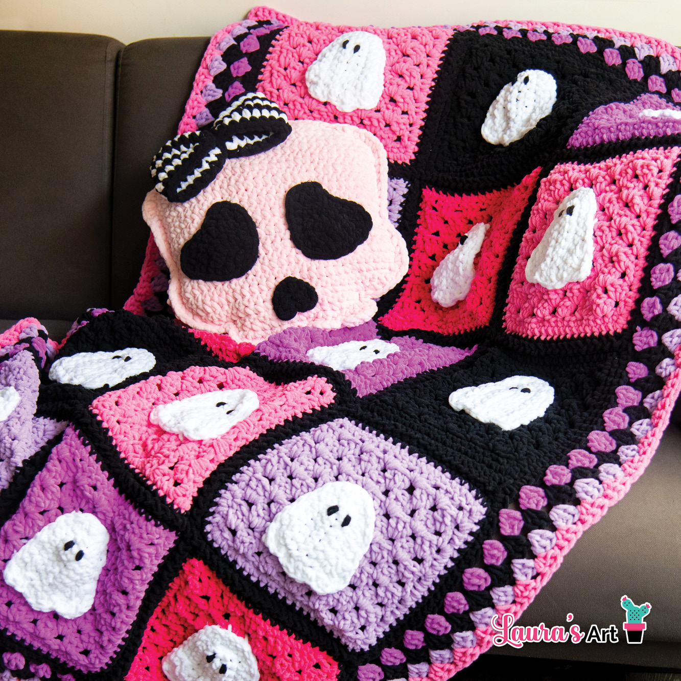 Crochet Ghost Blanket Pattern