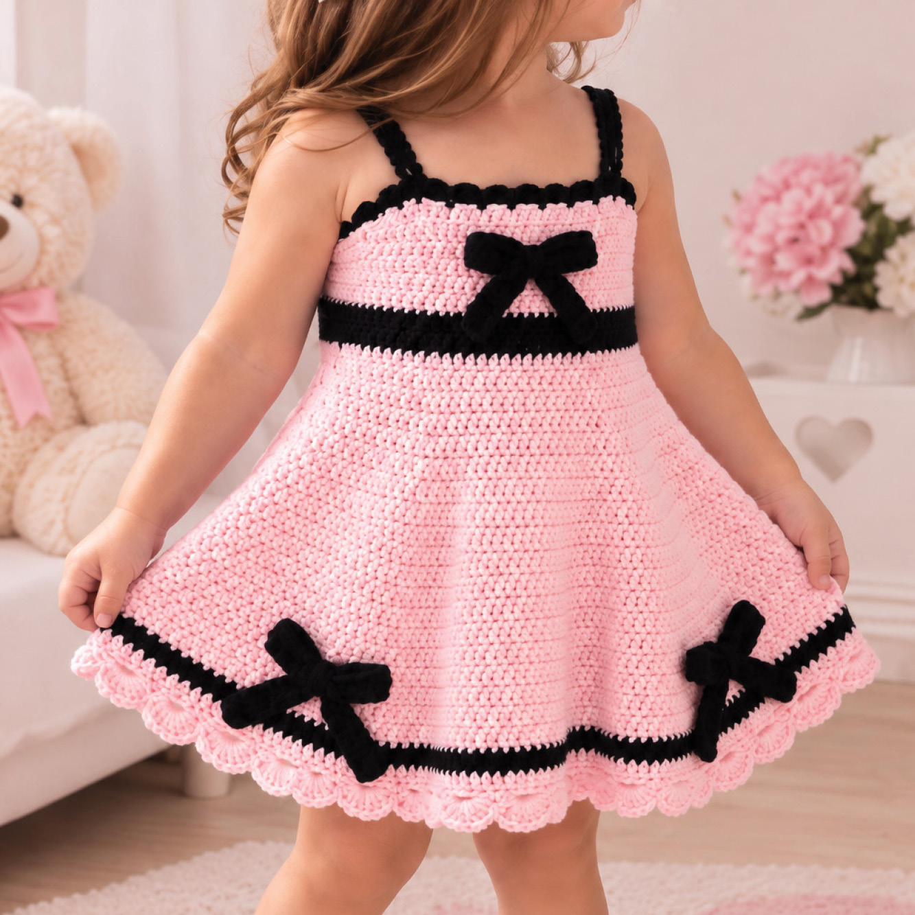 Crochet Dress for girl - Crochet Pattern