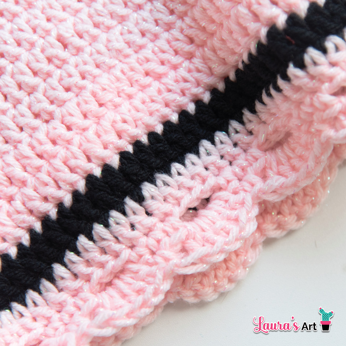Vestido a Crochet para niña - Vestido Rosa con Moños a Crochet