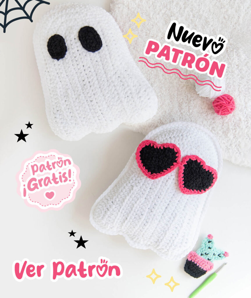 Fantasma a Crochet con Lentes - Patron Gratis